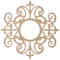 Ekena Millwork Dijon Wood Fretwork Pierced Ceiling Medallion, Alder, 34"OD x 11"ID x 1/4"T CMWP34X34X0250DIAL - alternate 3